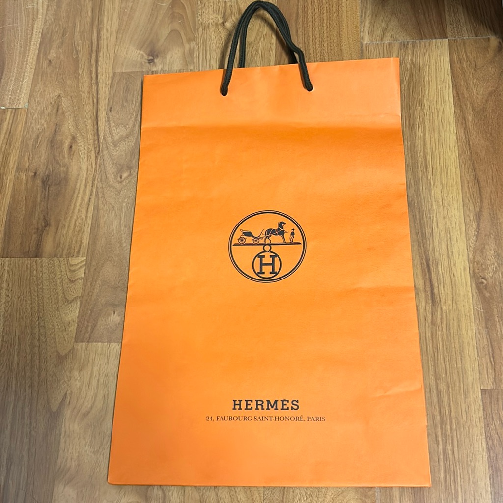 Authentic Hermes Shopping Bag